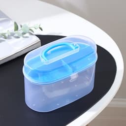 Органайзер для хранения со вставкой, пластик, 15×7.5×10 см, МИКС