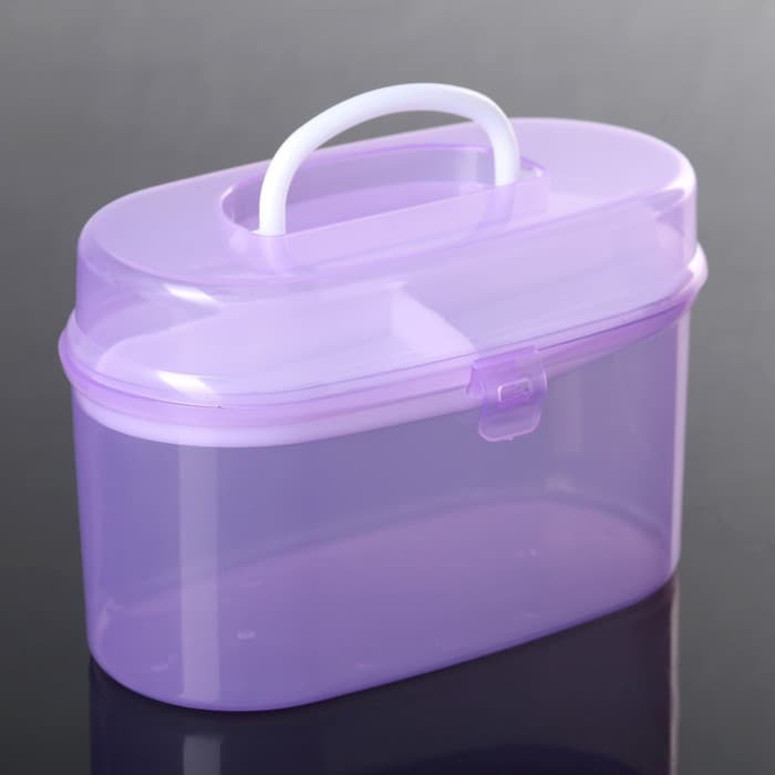 Органайзер для хранения со вставкой, пластик, 15×7.5×10 см, МИКС