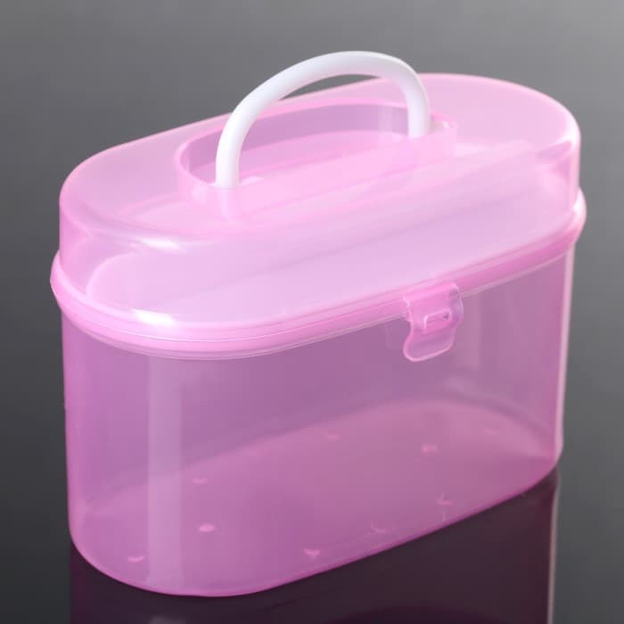 Органайзер для хранения со вставкой, пластик, 15×7.5×10 см, МИКС