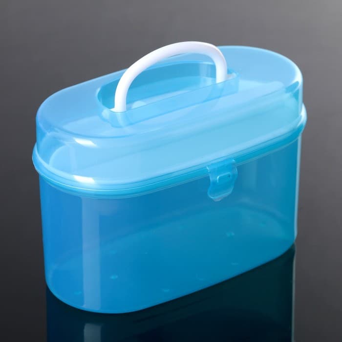 Органайзер для хранения со вставкой, пластик, 15×7.5×10 см, МИКС