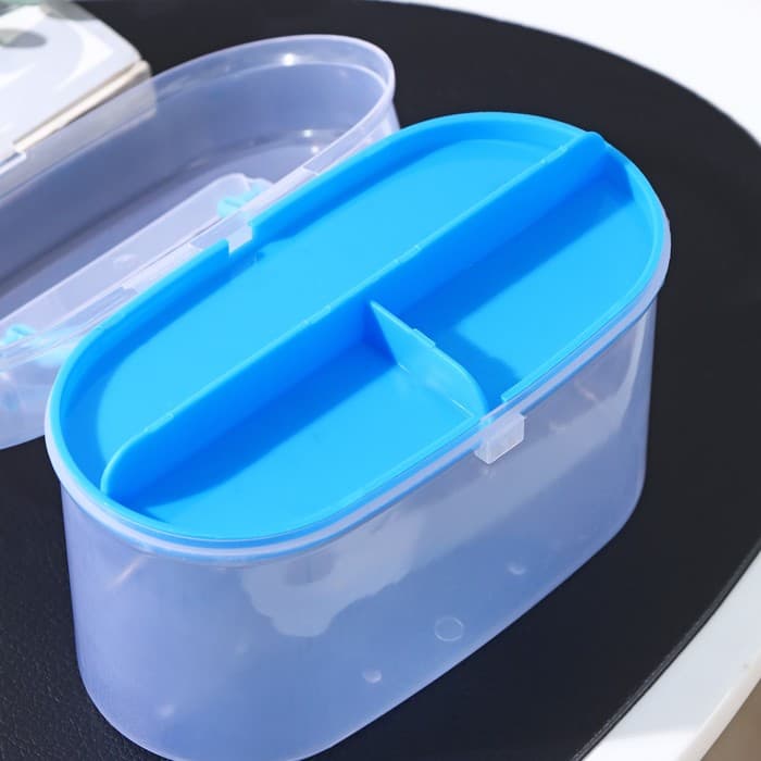 Органайзер для хранения со вставкой, пластик, 15×7.5×10 см, МИКС