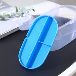 Органайзер для хранения со вставкой, пластик, 15×7.5×10 см, МИКС