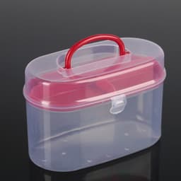 Органайзер для хранения со вставкой, пластик, 15×7.5×10 см, МИКС