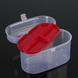 Органайзер для хранения со вставкой, пластик, 15×7.5×10 см, МИКС