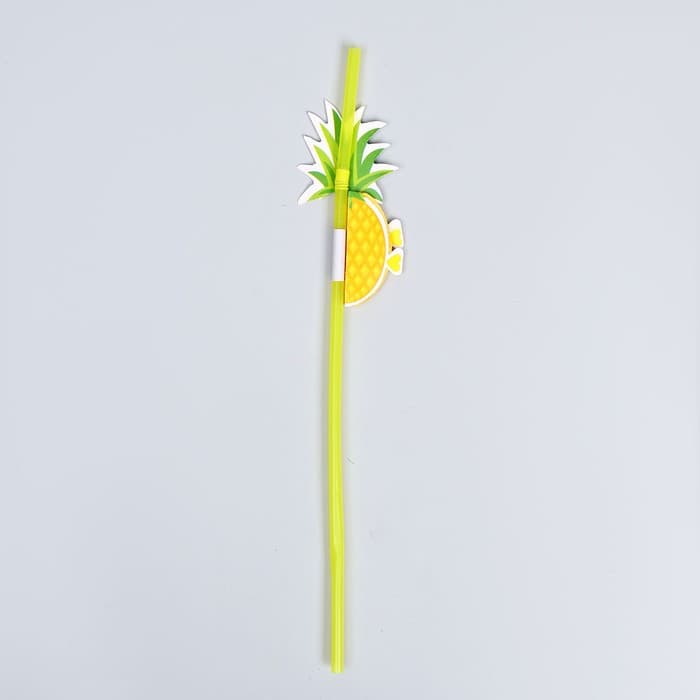 Трубочка для коктейля «Ананас», набор 12 шт.