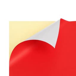 Бумага А4, 100 листов, 80 г/м², самоклеящаяся, флуоресцентная, красная