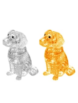 Пазл 3D кристаллический «Спаниель», 41 деталь, МИКС