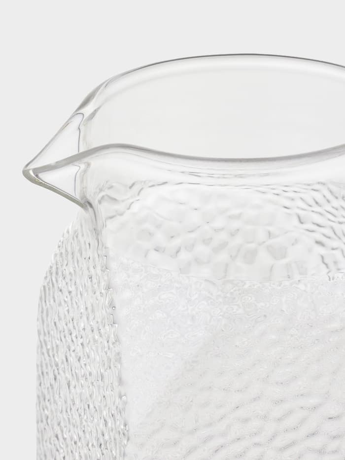 Кувшин для воды Magistro «Сара», 1.3 л, 16.9×19.5 см, с металлической крышкой, стекло, прозрачный