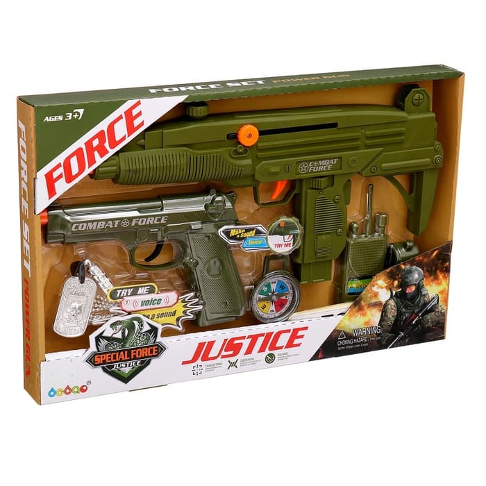 Набор военного «Застава», 7 предметов, звуковые эффекты