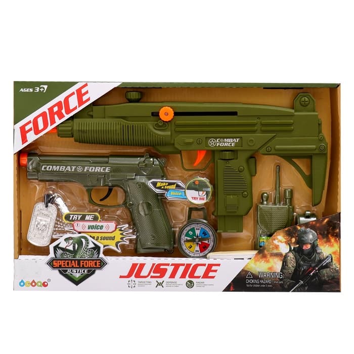 Набор военного «Застава», 7 предметов, звуковые эффекты