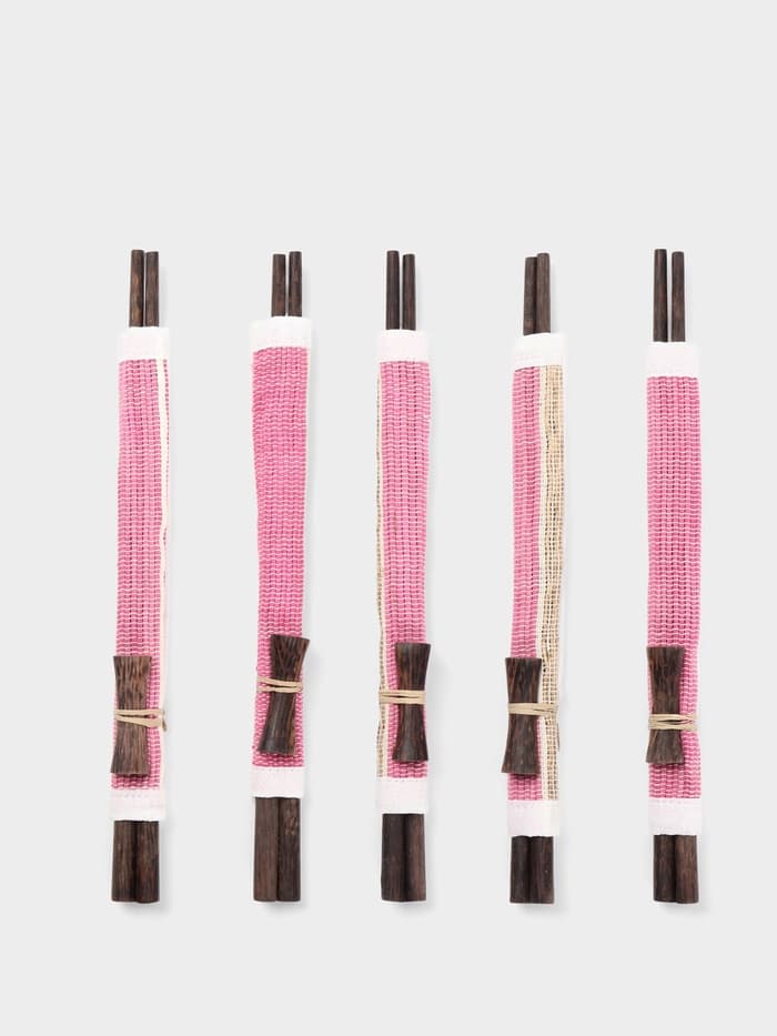 Палочки китайские «Сирень», 5 пар, 25×10×2 см, кокос, МИКС