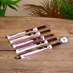 Палочки китайские «Сирень», 5 пар, 25×10×2 см, кокос, МИКС