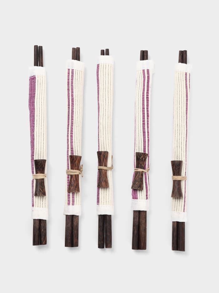 Палочки китайские «Сирень», 5 пар, 25×10×2 см, кокос, МИКС