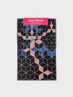 Набор ковриков для ванной и туалета Доляна «Бурлеск», 2 шт., 50×80 см, 40×50 см