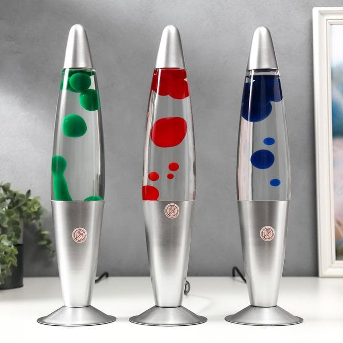 Лава-лампа «Капли» Е14, воск МИКС h=41 см RISALUX