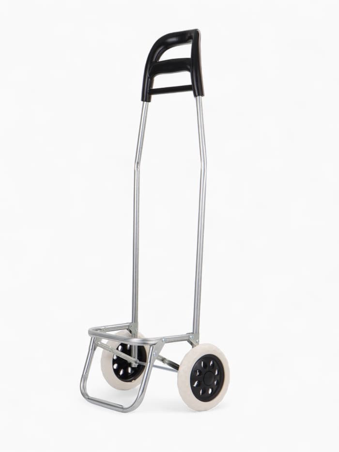 Сумка-тележка хозяйственная на шнуре, 35×20×96 см, чёрная