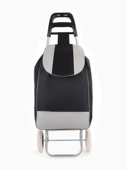 Сумка-тележка хозяйственная на шнуре, 35×20×96 см, чёрная