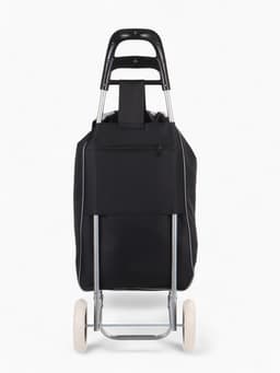Сумка-тележка хозяйственная на шнуре, 35×20×96 см, чёрная