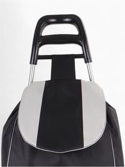 Сумка-тележка хозяйственная на шнуре, 35×20×96 см, чёрная