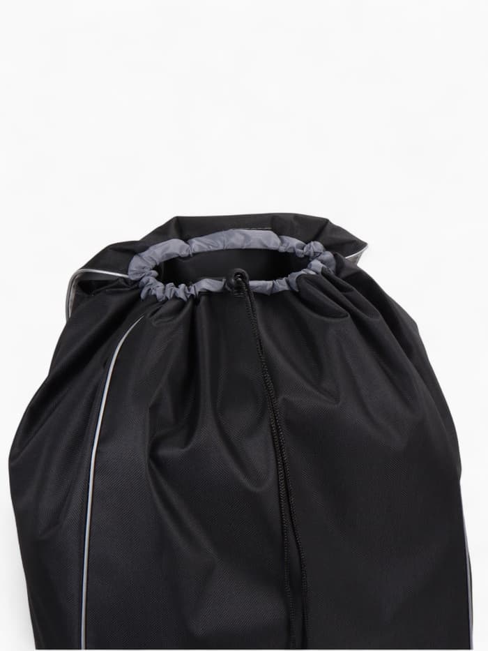 Сумка-тележка хозяйственная на шнуре, 35×20×96 см, чёрная