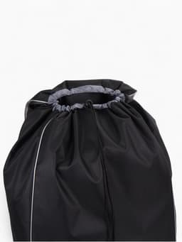 Сумка-тележка хозяйственная на шнуре, 35×20×96 см, чёрная