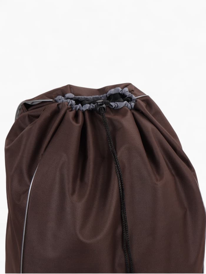 Сумка-тележка хозяйственная на шнуре, 35×20×96 см, коричневая