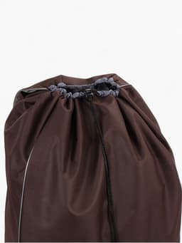 Сумка-тележка хозяйственная на шнуре, 35×20×96 см, коричневая