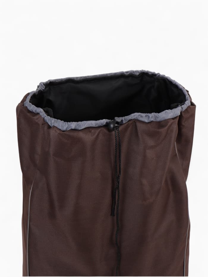 Сумка-тележка хозяйственная на шнуре, 35×20×96 см, коричневая