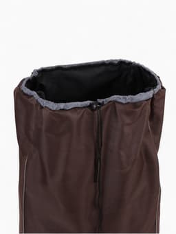 Сумка-тележка хозяйственная на шнуре, 35×20×96 см, коричневая