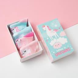 Носки для девочки «Крошка Я» Unicorn, набор 4 пары, размер 8-10 см (6-9 мес.)