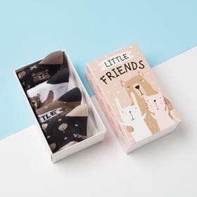 Носки детские «Крошка Я» Friends, набор 4 пары, 8-10 см