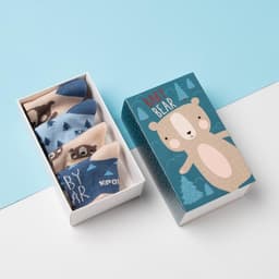 Носки для мальчика «Крошка Я» Bear, набор 4 пары, 8-10 см