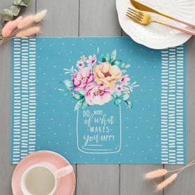 Салфетка на стол Happy, ПВХ, 40×29 см