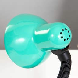 Лампа настольная RISALUX, Е27, с выключателем, на зажиме, 220 В, зелёная