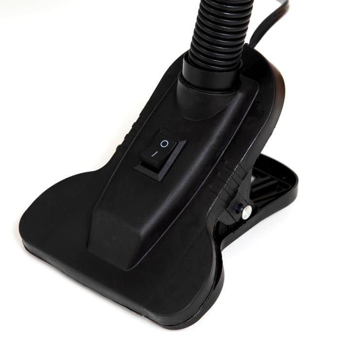 Лампа настольная Е27, с выкл. на зажиме (220 В) красная (108 В) RISALUX