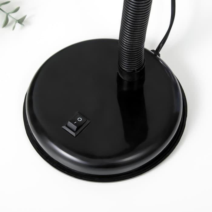 Лампа настольная Е27, с выкл. (220 В) черная (203 В) RISALUX