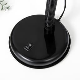 Лампа настольная Е27, с выкл. (220 В) черная (203 В) RISALUX