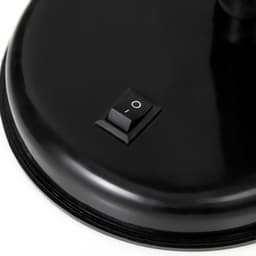 Лампа настольная Е27, с выкл. (220 В) черная (203 В) RISALUX