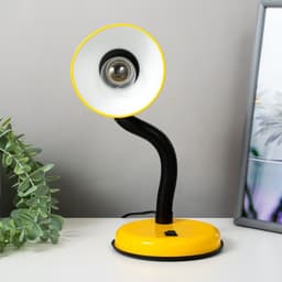 Лампа настольная Е27, с выкл. (220 В) желтая (203 В) RISALUX