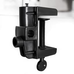 Лампа настольная Е27, h=55 см, шарнирная, на зажиме (220 В) белая RISALUX