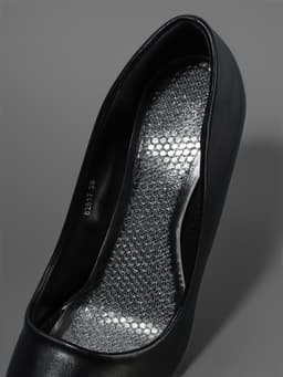 Полустельки для обуви, универсальные, массажные, силиконовые, 20.5×7 см, пара, прозрачные