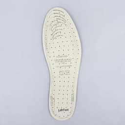 Стельки для обуви, универсальные, дышащие, р-р RU до 46 (р-р Пр-ля до 46), 29 см, пара, чёрные