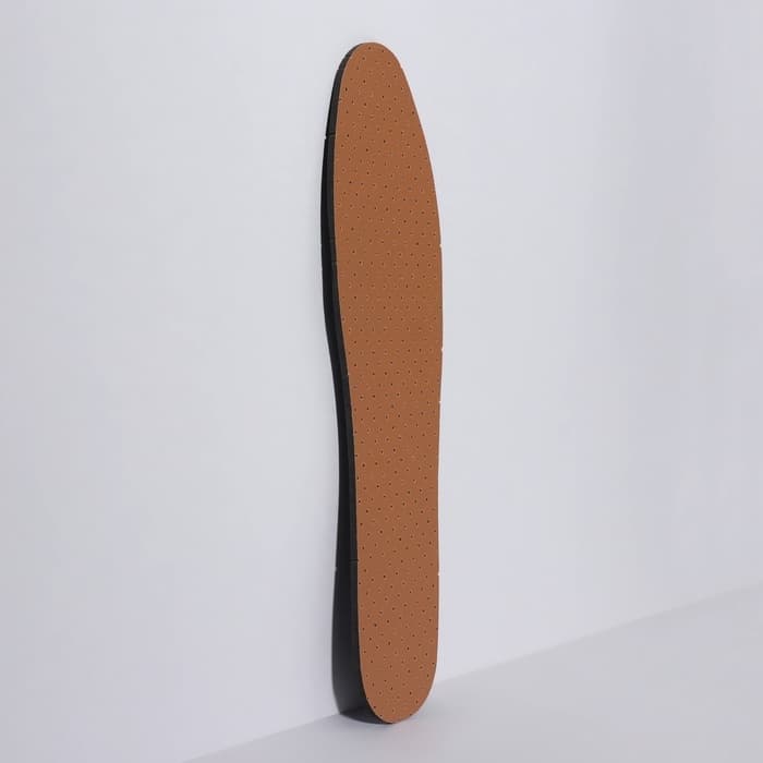 Стельки для обуви, универсальные, дышащие, р-р RU до 46 (р-р Пр-ля до 47), 29 см, пара, коричневые