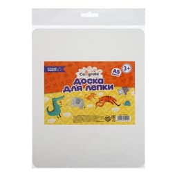 Доска для лепки пластиковая А5 Calligrata «Популярная», белая