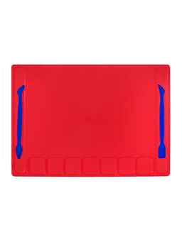 Доска для лепки Calligrata, А4, +2 стека, отделения для пластилина, 2.2 мм, пластик, с бортиком, МИКС