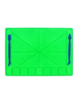 Доска для лепки Calligrata, А4, +2 стека, отделения для пластилина, 2.2 мм, пластик, с бортиком, МИКС