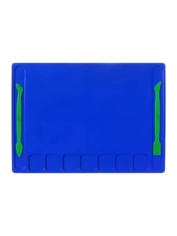 Доска для лепки Calligrata, А4, +2 стека, отделения для пластилина, 2.2 мм, пластик, с бортиком, МИКС