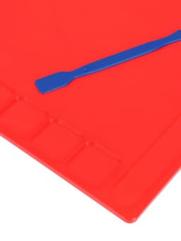 Доска для лепки Calligrata, А4, +2 стека, отделения для пластилина, 2.2 мм, пластик, с бортиком, МИКС