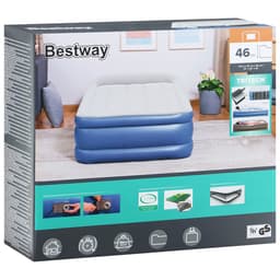 Кровать надувная Queen, 191×97×46 см, со встроенным электронасосом, 67628