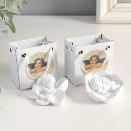 Фигурка «Ангелочек спящий в цветке», 3.5×5.5×5.5 см, МИКС